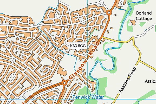 KA3 6GG map - OS VectorMap District (Ordnance Survey)