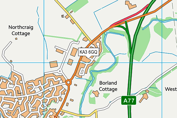 KA3 6GQ map - OS VectorMap District (Ordnance Survey)