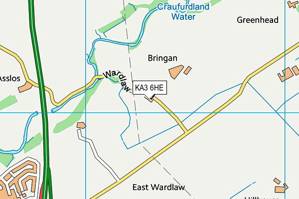 KA3 6HE map - OS VectorMap District (Ordnance Survey) KA3 6HE map - OS VectorMap District (Ordnance Survey)