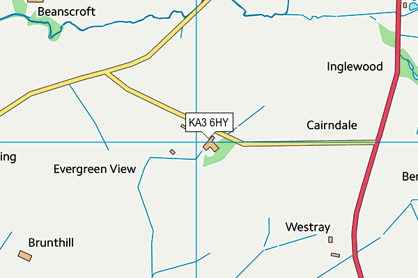 KA3 6HY map - OS VectorMap District (Ordnance Survey) KA3 6HY map - OS VectorMap District (Ordnance Survey)