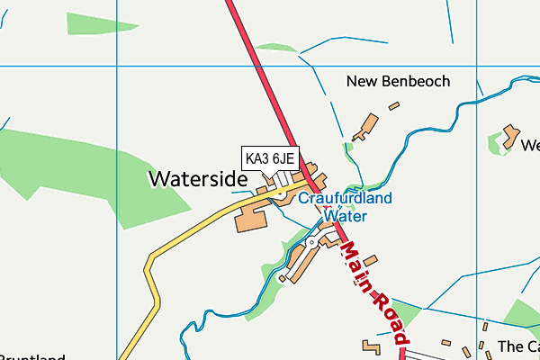 KA3 6JE map - OS VectorMap District (Ordnance Survey) KA3 6JE map - OS VectorMap District (Ordnance Survey)