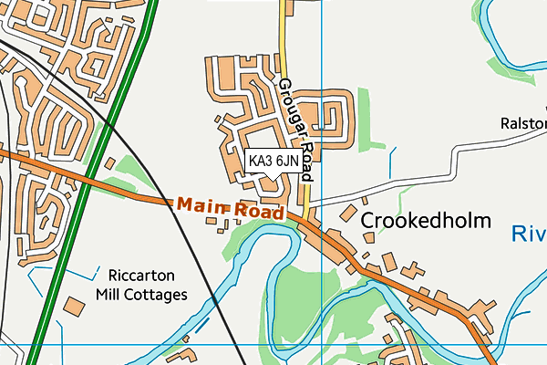 KA3 6JN map - OS VectorMap District (Ordnance Survey) KA3 6JN map - OS VectorMap District (Ordnance Survey)