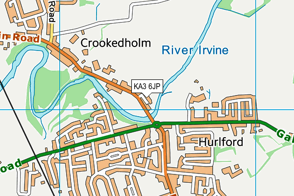 KA3 6JP map - OS VectorMap District (Ordnance Survey) KA3 6JP map - OS VectorMap District (Ordnance Survey)