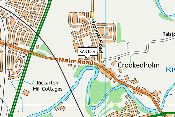 KA3 6JR map - OS VectorMap District (Ordnance Survey)