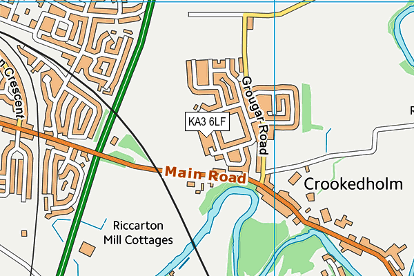 KA3 6LF map - OS VectorMap District (Ordnance Survey) KA3 6LF map - OS VectorMap District (Ordnance Survey)