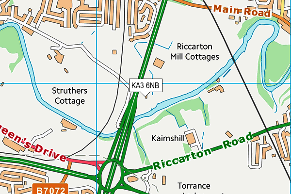 KA3 6NB map - OS VectorMap District (Ordnance Survey) KA3 6NB map - OS VectorMap District (Ordnance Survey)