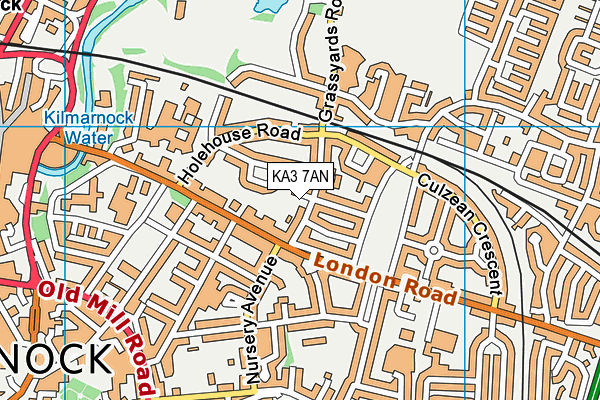 KA3 7AN map - OS VectorMap District (Ordnance Survey)