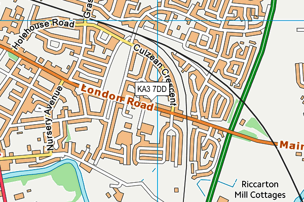 KA3 7DD map - OS VectorMap District (Ordnance Survey) KA3 7DD map - OS VectorMap District (Ordnance Survey)