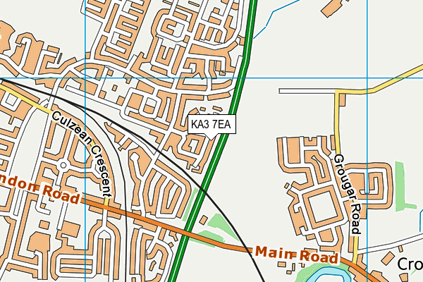 KA3 7EA map - OS VectorMap District (Ordnance Survey) KA3 7EA map - OS VectorMap District (Ordnance Survey)