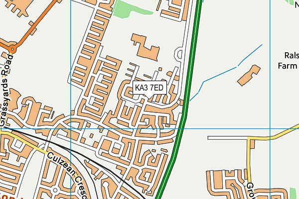 KA3 7ED map - OS VectorMap District (Ordnance Survey) KA3 7ED map - OS VectorMap District (Ordnance Survey)