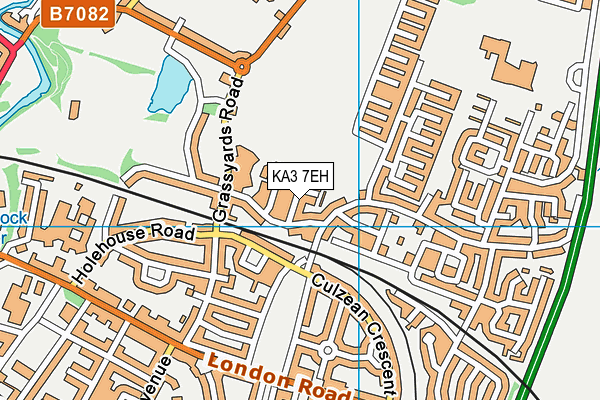 KA3 7EH map - OS VectorMap District (Ordnance Survey) KA3 7EH map - OS VectorMap District (Ordnance Survey)