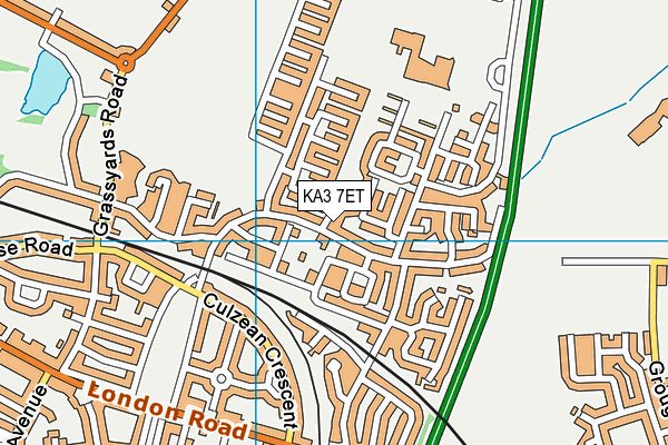 KA3 7ET map - OS VectorMap District (Ordnance Survey) KA3 7ET map - OS VectorMap District (Ordnance Survey)