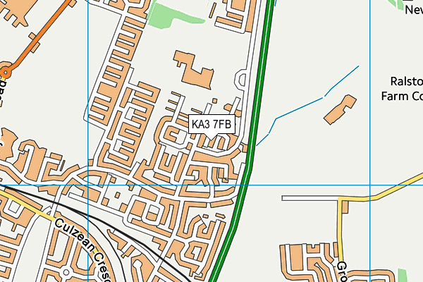 KA3 7FB map - OS VectorMap District (Ordnance Survey) KA3 7FB map - OS VectorMap District (Ordnance Survey)