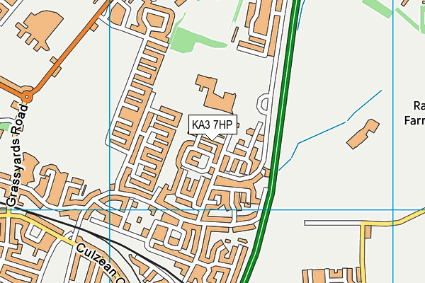 KA3 7HP map - OS VectorMap District (Ordnance Survey) KA3 7HP map - OS VectorMap District (Ordnance Survey)