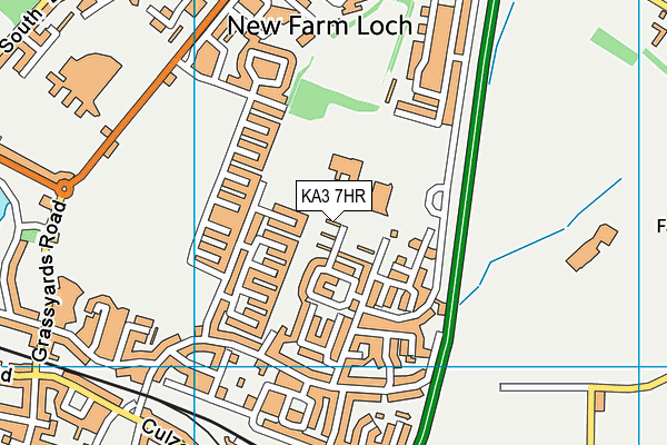 KA3 7HR map - OS VectorMap District (Ordnance Survey) KA3 7HR map - OS VectorMap District (Ordnance Survey)
