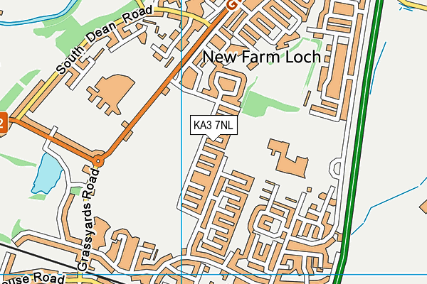 KA3 7NL map - OS VectorMap District (Ordnance Survey) KA3 7NL map - OS VectorMap District (Ordnance Survey)