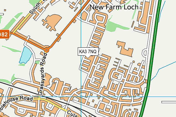 KA3 7NQ map - OS VectorMap District (Ordnance Survey) KA3 7NQ map - OS VectorMap District (Ordnance Survey)