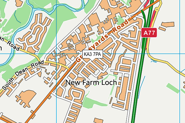 KA3 7PA map - OS VectorMap District (Ordnance Survey) KA3 7PA map - OS VectorMap District (Ordnance Survey)