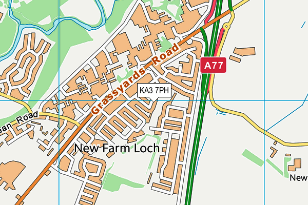 KA3 7PH map - OS VectorMap District (Ordnance Survey) KA3 7PH map - OS VectorMap District (Ordnance Survey)