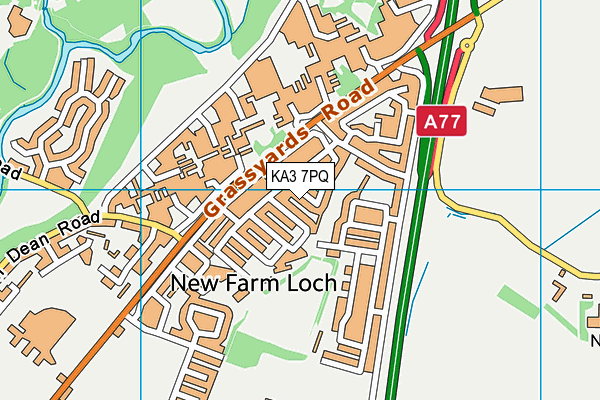 KA3 7PQ map - OS VectorMap District (Ordnance Survey) KA3 7PQ map - OS VectorMap District (Ordnance Survey)