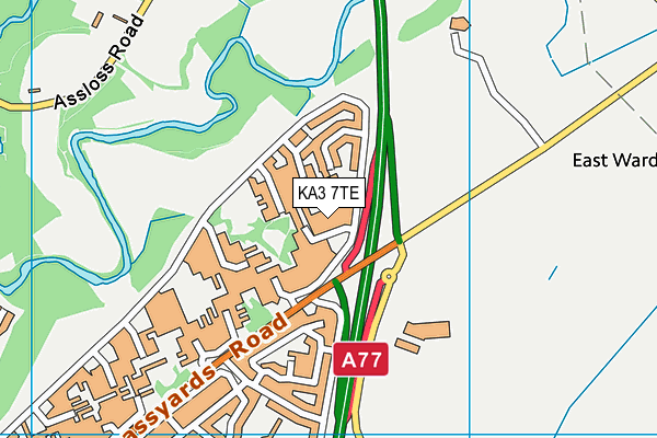 KA3 7TE map - OS VectorMap District (Ordnance Survey) KA3 7TE map - OS VectorMap District (Ordnance Survey)