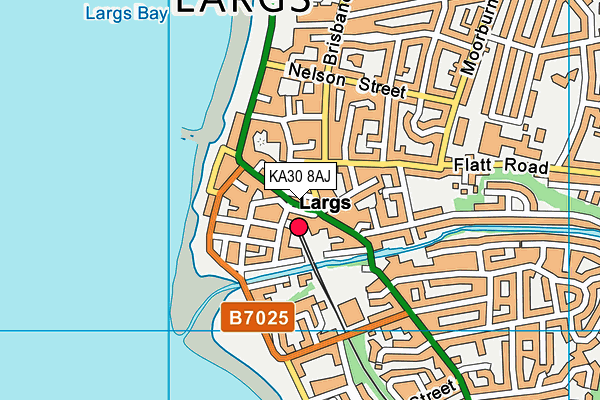 KA30 8AJ map - OS VectorMap District (Ordnance Survey) KA30 8AJ map - OS VectorMap District (Ordnance Survey)