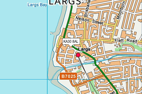 KA30 8AL map - OS VectorMap District (Ordnance Survey) KA30 8AL map - OS VectorMap District (Ordnance Survey)