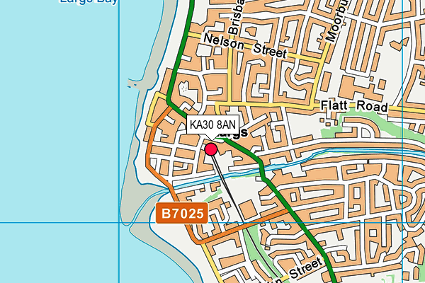KA30 8AN map - OS VectorMap District (Ordnance Survey)