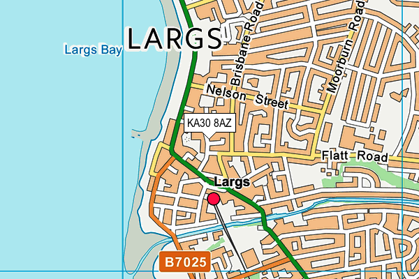 KA30 8AZ map - OS VectorMap District (Ordnance Survey) KA30 8AZ map - OS VectorMap District (Ordnance Survey)
