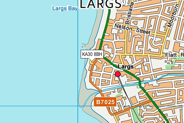 KA30 8BH map - OS VectorMap District (Ordnance Survey) KA30 8BH map - OS VectorMap District (Ordnance Survey)