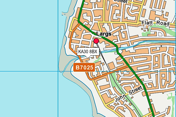 KA30 8BX map - OS VectorMap District (Ordnance Survey) KA30 8BX map - OS VectorMap District (Ordnance Survey)