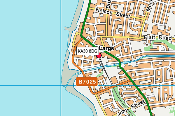 KA30 8DG map - OS VectorMap District (Ordnance Survey) KA30 8DG map - OS VectorMap District (Ordnance Survey)
