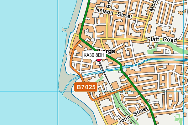 KA30 8DH map - OS VectorMap District (Ordnance Survey) KA30 8DH map - OS VectorMap District (Ordnance Survey)