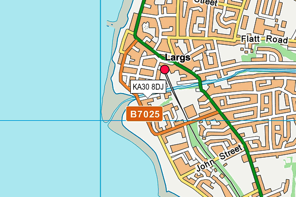 KA30 8DJ map - OS VectorMap District (Ordnance Survey) KA30 8DJ map - OS VectorMap District (Ordnance Survey)