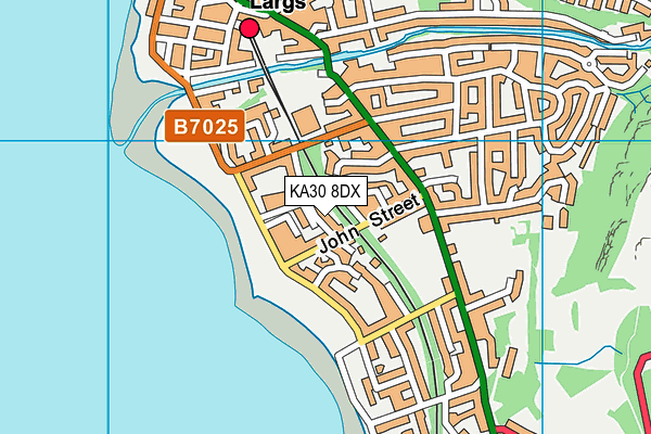 KA30 8DX map - OS VectorMap District (Ordnance Survey) KA30 8DX map - OS VectorMap District (Ordnance Survey)