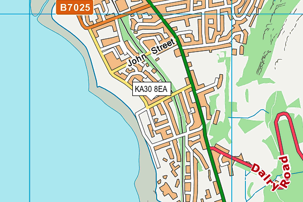 KA30 8EA map - OS VectorMap District (Ordnance Survey) KA30 8EA map - OS VectorMap District (Ordnance Survey)