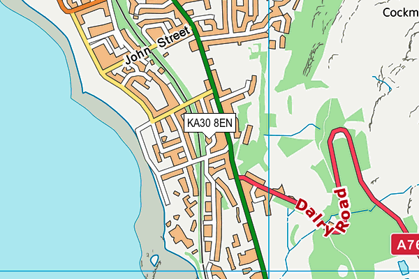 KA30 8EN map - OS VectorMap District (Ordnance Survey) KA30 8EN map - OS VectorMap District (Ordnance Survey)
