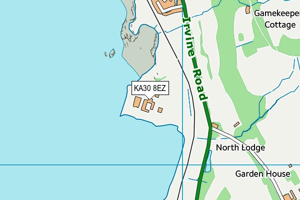 KA30 8EZ map - OS VectorMap District (Ordnance Survey) KA30 8EZ map - OS VectorMap District (Ordnance Survey)