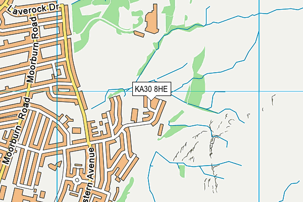 KA30 8HE map - OS VectorMap District (Ordnance Survey) KA30 8HE map - OS VectorMap District (Ordnance Survey)