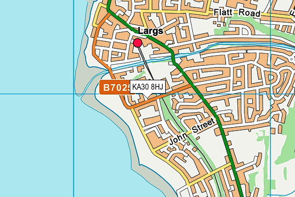 KA30 8HJ map - OS VectorMap District (Ordnance Survey) KA30 8HJ map - OS VectorMap District (Ordnance Survey)