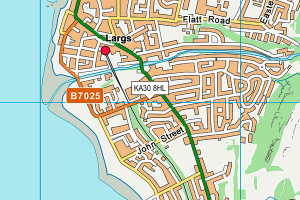 KA30 8HL map - OS VectorMap District (Ordnance Survey) KA30 8HL map - OS VectorMap District (Ordnance Survey)
