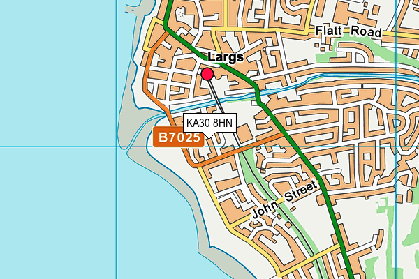 KA30 8HN map - OS VectorMap District (Ordnance Survey) KA30 8HN map - OS VectorMap District (Ordnance Survey)