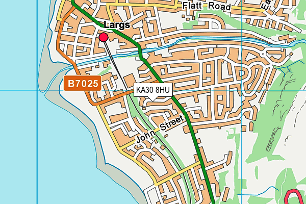 KA30 8HU map - OS VectorMap District (Ordnance Survey) KA30 8HU map - OS VectorMap District (Ordnance Survey)