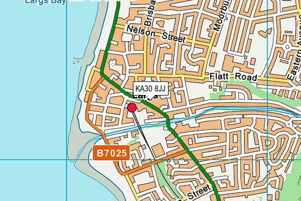 KA30 8JJ map - OS VectorMap District (Ordnance Survey) KA30 8JJ map - OS VectorMap District (Ordnance Survey)