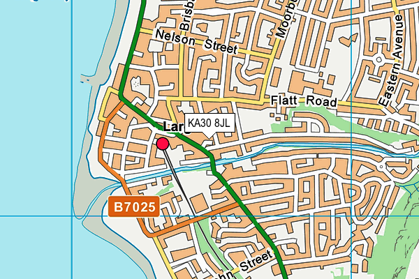 KA30 8JL map - OS VectorMap District (Ordnance Survey) KA30 8JL map - OS VectorMap District (Ordnance Survey)