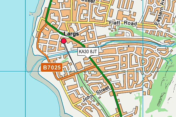 KA30 8JT map - OS VectorMap District (Ordnance Survey) KA30 8JT map - OS VectorMap District (Ordnance Survey)