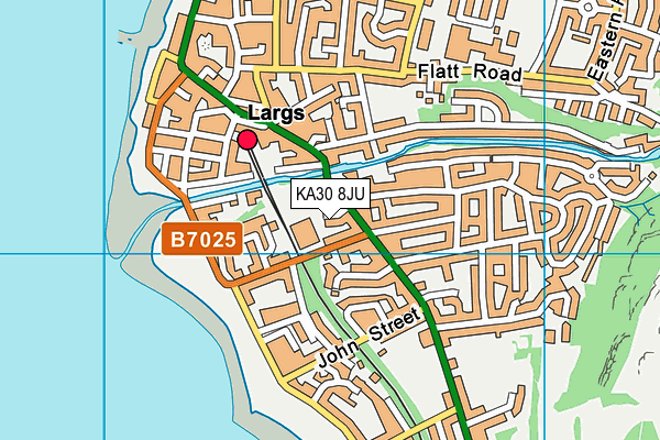 KA30 8JU map - OS VectorMap District (Ordnance Survey) KA30 8JU map - OS VectorMap District (Ordnance Survey)