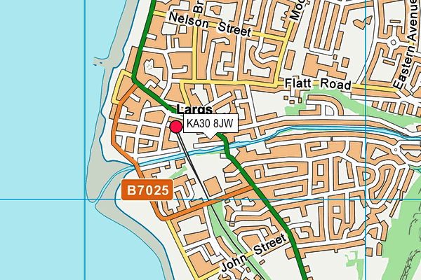 KA30 8JW map - OS VectorMap District (Ordnance Survey) KA30 8JW map - OS VectorMap District (Ordnance Survey)