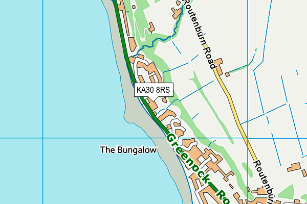 KA30 8RS map - OS VectorMap District (Ordnance Survey) KA30 8RS map - OS VectorMap District (Ordnance Survey)