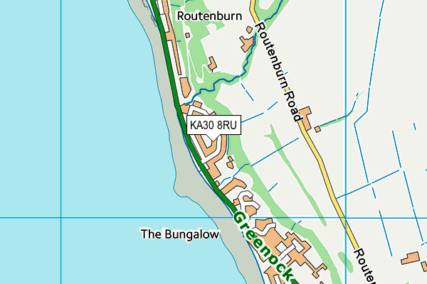 KA30 8RU map - OS VectorMap District (Ordnance Survey) KA30 8RU map - OS VectorMap District (Ordnance Survey)